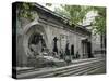 Tombs and Memorials Inside the Kerepesi Cemetery, Budapest, Hungary, Europe-Stuart Black-Stretched Canvas