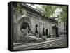 Tombs and Memorials Inside the Kerepesi Cemetery, Budapest, Hungary, Europe-Stuart Black-Framed Stretched Canvas