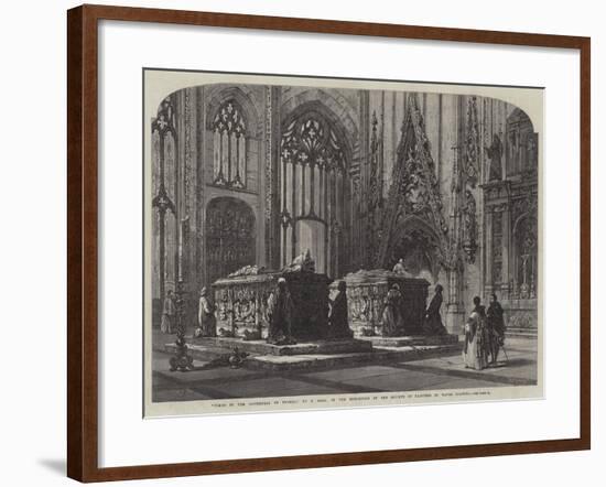 Tombs in the Cathedral of Toledo-Samuel Read-Framed Giclee Print