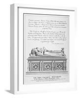 Tombs in the Church of St Helen, Bishopsgate, City of London, 1794-null-Framed Giclee Print