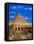 Tombs Near Pyramid of Khafre-Larry Lee-Framed Stretched Canvas