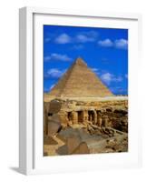Tombs Near Pyramid of Khafre-Larry Lee-Framed Photographic Print