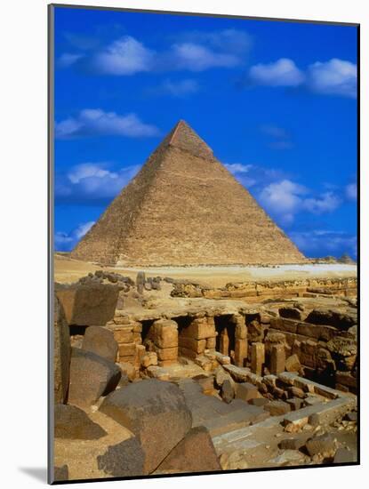 Tombs Near Pyramid of Khafre-Larry Lee-Mounted Photographic Print