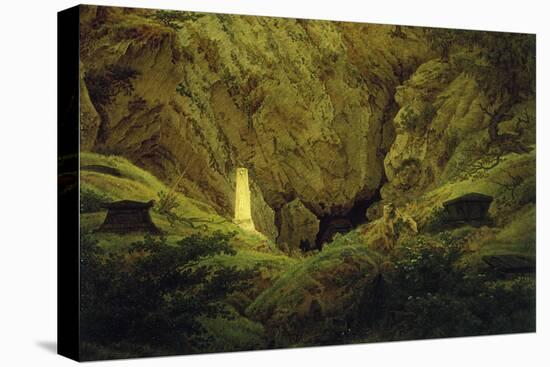 Tombs of Ancient Heroes-Caspar David Friedrich-Stretched Canvas