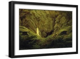 Tombs of Ancient Heroes-Caspar David Friedrich-Framed Premium Giclee Print