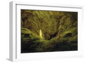 Tombs of Ancient Heroes-Caspar David Friedrich-Framed Premium Giclee Print