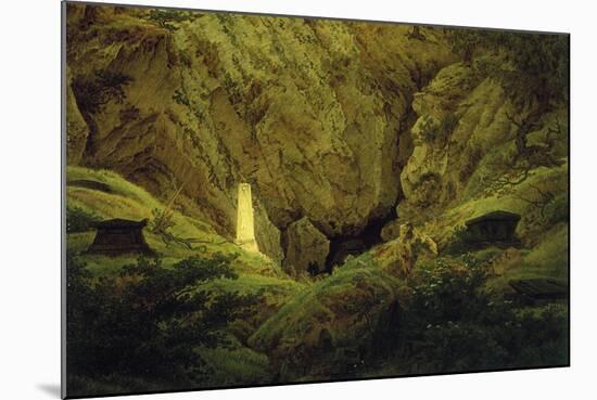 Tombs of Ancient Heroes-Caspar David Friedrich-Mounted Giclee Print