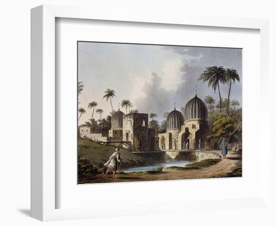 Tombs of Arabian Saints at Rosetta, Engraving-Luigi Mayer-Framed Giclee Print