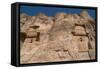 Tombs of Ataxerxes I and Darius the Great, Naqsh-e Rostam Necropolis, near Persepolis, Iran, Middle-James Strachan-Framed Stretched Canvas