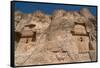 Tombs of Ataxerxes I and Darius the Great, Naqsh-e Rostam Necropolis, near Persepolis, Iran, Middle-James Strachan-Framed Stretched Canvas