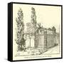 Tombs of De Loutherbourg and W Sharp-null-Framed Stretched Canvas