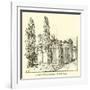 Tombs of De Loutherbourg and W Sharp-null-Framed Giclee Print
