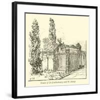 Tombs of De Loutherbourg and W Sharp-null-Framed Giclee Print