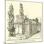 Tombs of De Loutherbourg and W Sharp-null-Mounted Giclee Print
