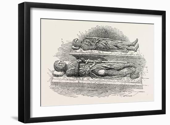 Tombs of Knights Templars London-null-Framed Giclee Print