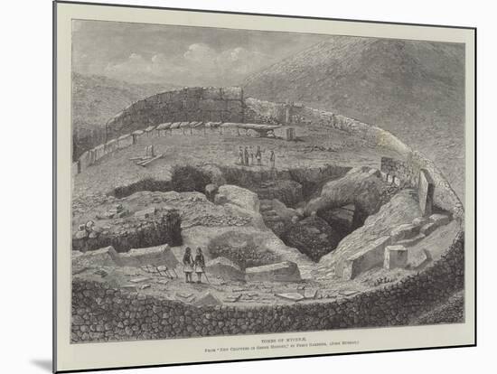 Tombs of Mycenae-null-Mounted Giclee Print