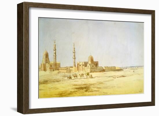 Tombs of the Caliphs, Cairo, C1842-Richard Dudd-Framed Giclee Print