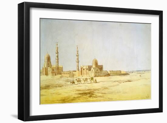 Tombs of the Caliphs, Cairo, C1842-Richard Dudd-Framed Giclee Print