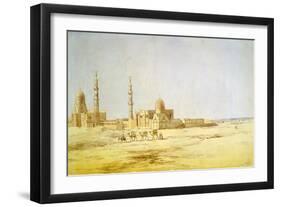 Tombs of the Caliphs, Cairo, C1842-Richard Dudd-Framed Premium Giclee Print