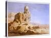 Tombs of the Khalifs, Cairo, 1871-Carl Friedrich Heinrich Werner-Stretched Canvas