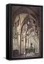 Tombs of the Knights Templar', c1820-1839-Alessandro Sanquirico-Framed Stretched Canvas