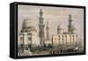 Tombs of the Memlooks, Cairo, with an Arab Funeral-David Roberts-Framed Stretched Canvas