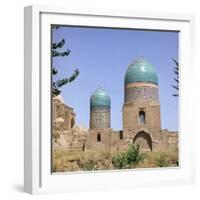 Tombs of Timurs Nurse and Her Daughter in Shah-I Zindah, 14th Century-CM Dixon-Framed Photographic Print