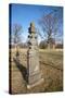 Tombstone at the Hermitage Church, Built in 1824, the Hermitage, President Andrew Jackson Mansion A-Joseph Sohm-Stretched Canvas