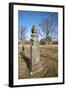 Tombstone at the Hermitage Church, Built in 1824, the Hermitage, President Andrew Jackson Mansion A-Joseph Sohm-Framed Photographic Print