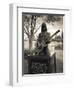 Tombstone of Johnny Ramone in Hollywood Forever Cemetery, Santa Monica Boulevard, Hollywood-null-Framed Photographic Print