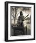 Tombstone of Johnny Ramone in Hollywood Forever Cemetery, Santa Monica Boulevard, Hollywood-null-Framed Premium Photographic Print