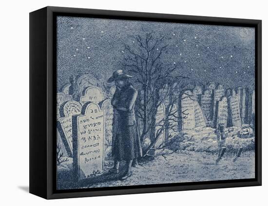 Tombstone of Moses Mendelssohn-Daniel Nikolaus Chodowiecki-Framed Stretched Canvas