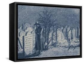 Tombstone of Moses Mendelssohn-Daniel Nikolaus Chodowiecki-Framed Stretched Canvas