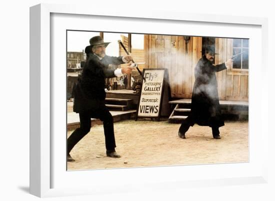 Tombstone-null-Framed Art Print