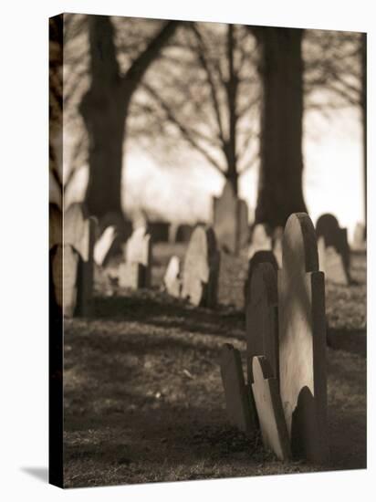 Tombstones in cemetery-Rudy Sulgan-Stretched Canvas