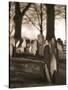 Tombstones in cemetery-Rudy Sulgan-Stretched Canvas