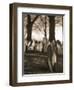 Tombstones in cemetery-Rudy Sulgan-Framed Photographic Print