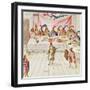 Tome 3 Fol.134, a Banquet, from 'Teatro De La Nueva Espana', Late 18th Century-Diego Garcia Panes y Avellan-Framed Giclee Print