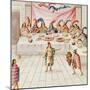 Tome 3 Fol.134, a Banquet, from 'Teatro De La Nueva Espana', Late 18th Century-Diego Garcia Panes y Avellan-Mounted Giclee Print