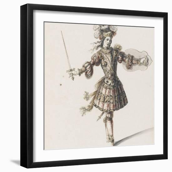 Tome III (1696 DR à 1761DR) : Costumes de fêtes et de mascarades. Théâtre d-Jean I Berain-Framed Premium Giclee Print