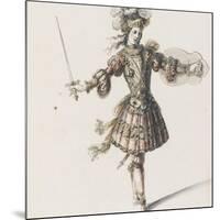 Tome III (1696 DR à 1761DR) : Costumes de fêtes et de mascarades. Théâtre d-Jean I Berain-Mounted Giclee Print