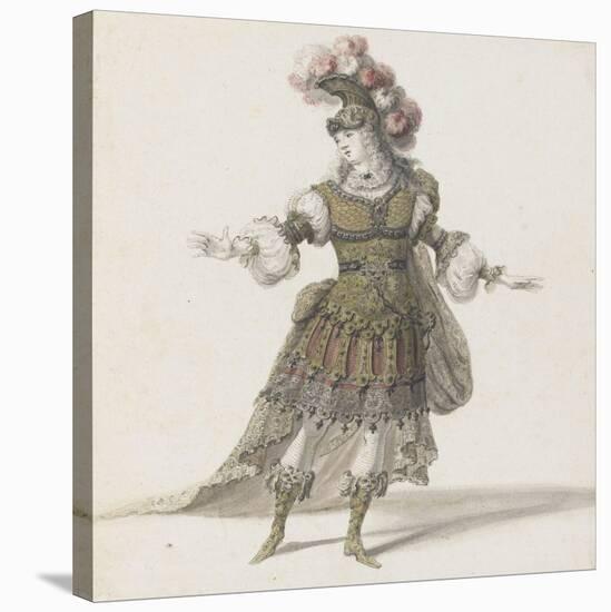 Tome III (1696 DR à 1761DR) : Costumes de fêtes et de mascarades. Théâtre d-Jean I Berain-Stretched Canvas