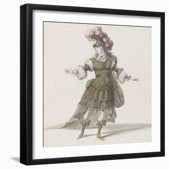 Tome III (1696 DR à 1761DR) : Costumes de fêtes et de mascarades. Théâtre d-Jean I Berain-Framed Premium Giclee Print