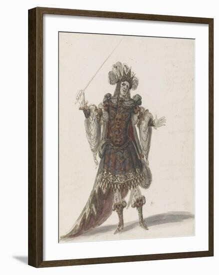 Tome III (1696 DR à 1761DR) : Costumes de fêtes et de mascarades. Théâtre d-Jean I Berain-Framed Giclee Print