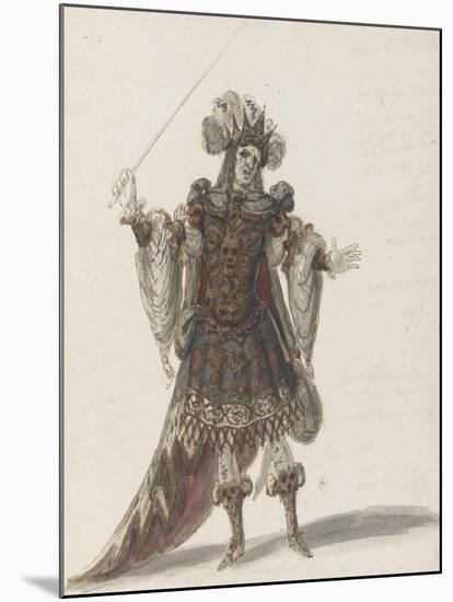 Tome III (1696 DR à 1761DR) : Costumes de fêtes et de mascarades. Théâtre d-Jean I Berain-Mounted Giclee Print