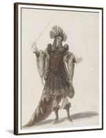 Tome III (1696 DR à 1761DR) : Costumes de fêtes et de mascarades. Théâtre d-Jean I Berain-Framed Premium Giclee Print