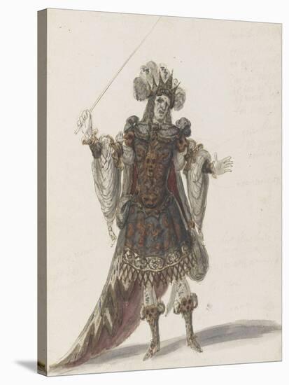 Tome III (1696 DR à 1761DR) : Costumes de fêtes et de mascarades. Théâtre d-Jean I Berain-Stretched Canvas