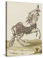 Tome III (1696 DR à 1761DR) : Costumes de fêtes et de mascarades. Théâtre de Louis XIV : cheval-Jean I Berain-Stretched Canvas