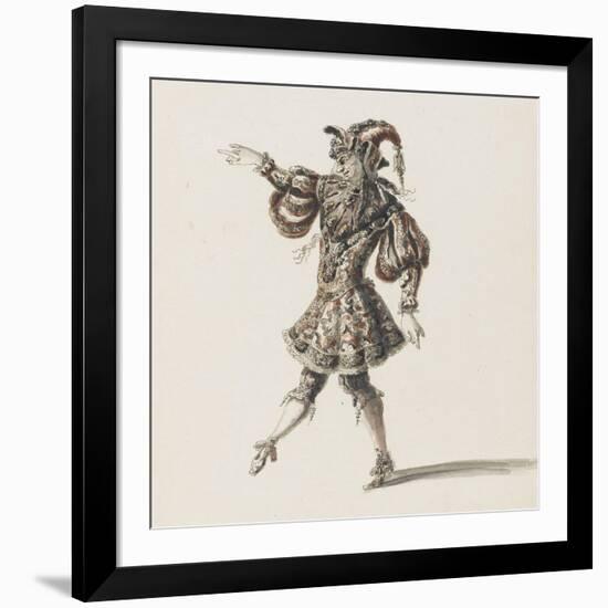 Tome III (1696 DR à 1761DR) : Costumes de fêtes et de mascarades. Théâtre de Louis XIV ; Héros-Jean I Berain-Framed Giclee Print