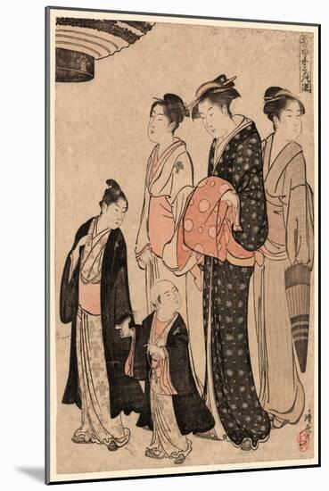 Tomimoto Bushi-Torii Kiyonaga-Mounted Giclee Print